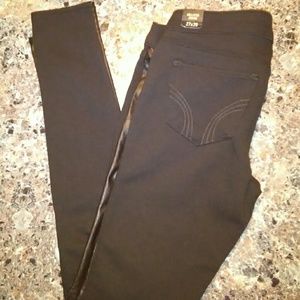 Hollister faux leather pants 5R